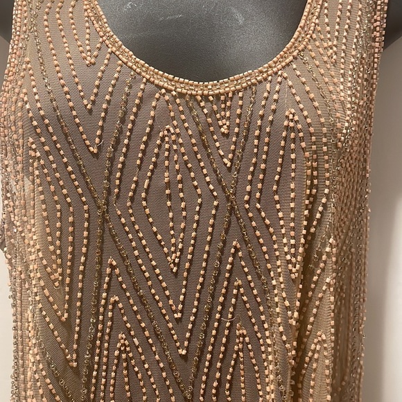 Beaded nude top - Picture 2 of 8